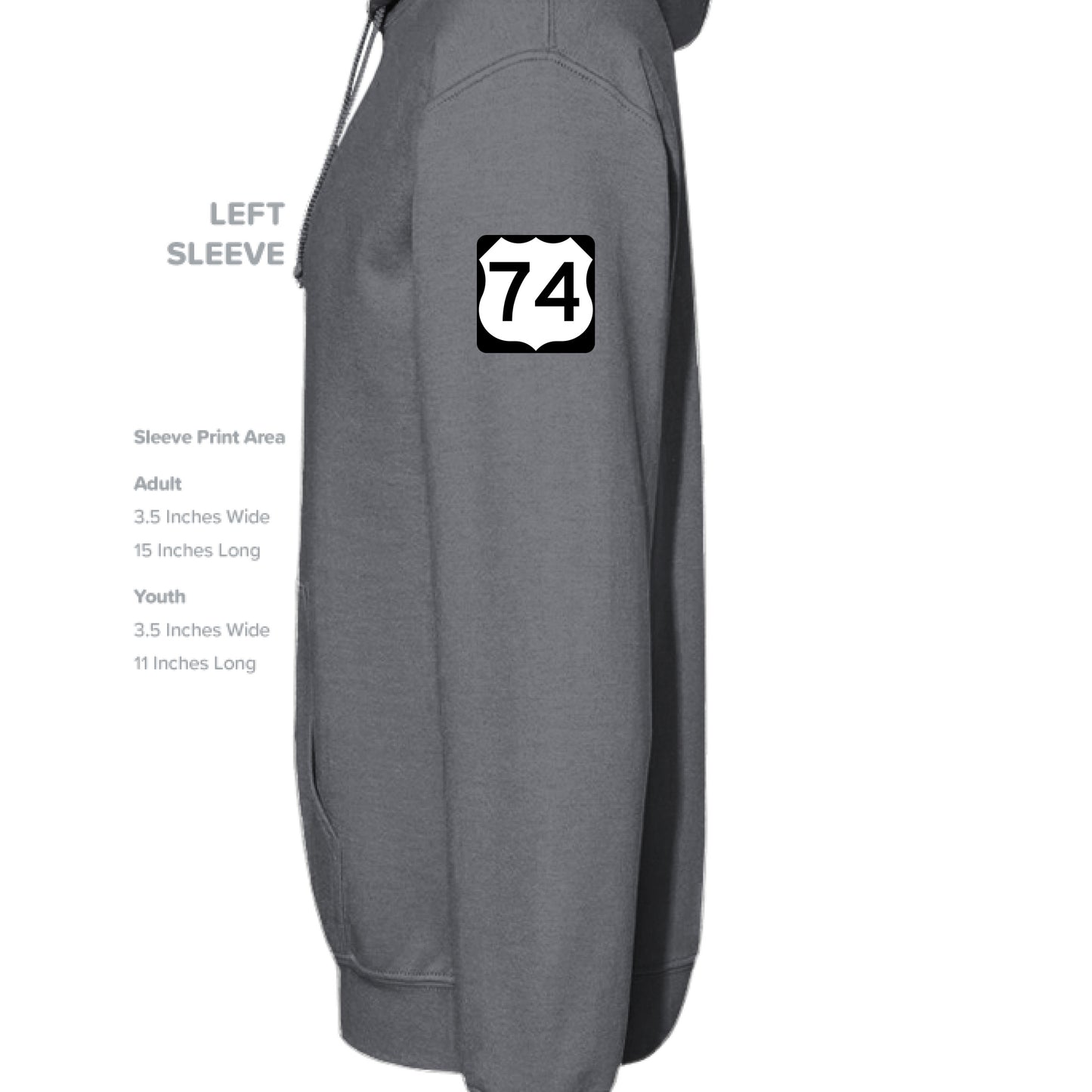 Smoke Grey - SLEEVE_LEFT